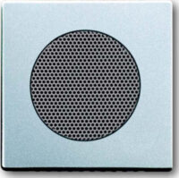 Busch-Jaeger Zentralscheibe Aluminium-Silber für EB-Lautsprecher 8253-83