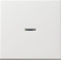 Gira Wippschalter reinweiß-matt m. Kontrollfenster 091427