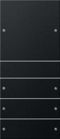 Gira Wippenset 4fach (1+3) sw/lack 2184005