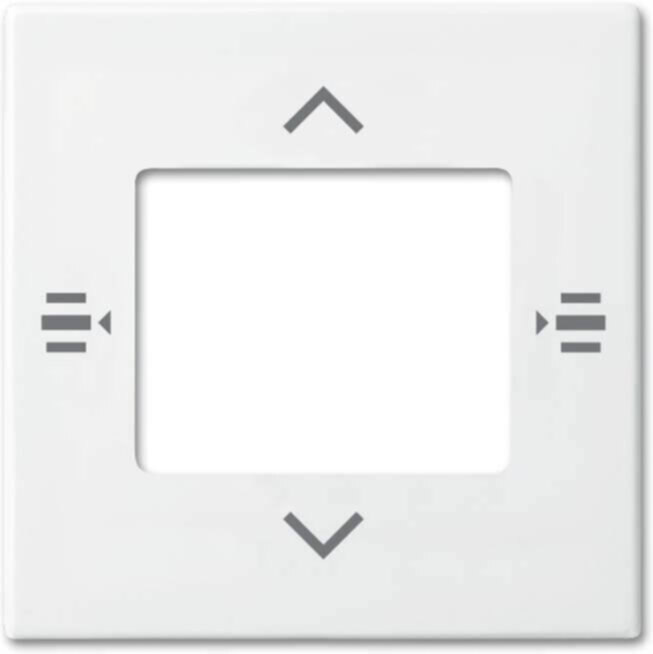 Busch-Jaeger Busch-Jaeger Zentralscheibe alpinweiß 7-fach KNX 6108/61-914