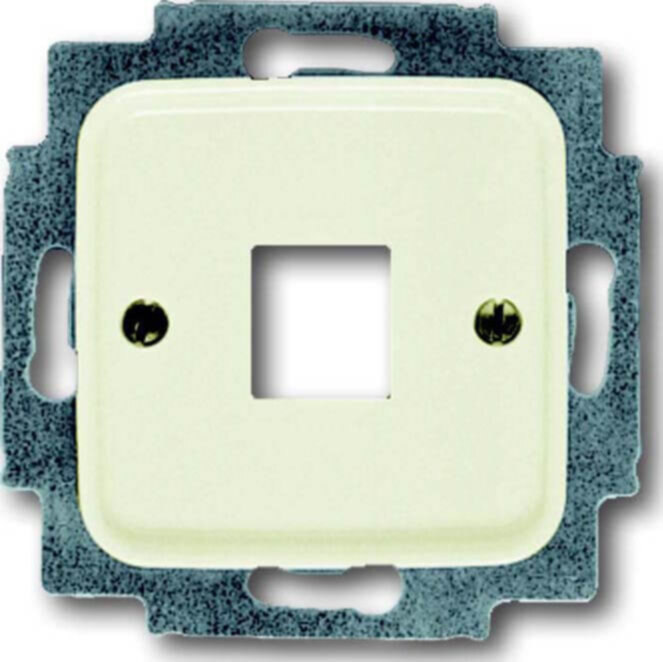 Busch-Jaeger Busch-Jaeger Zentralscheibe weiß für 1 Modular Jack 2561-212
