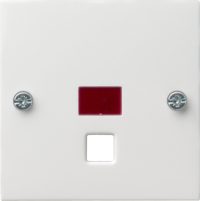 Gira Zentraleinsatz reinweiß-glänzend Zugschalter/taster 063803