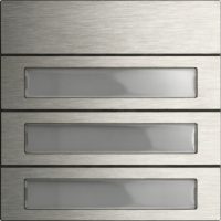Gira Ruftastenmodul 3fach Edelstahl 5533920
