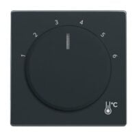 Busch-Jaeger Zentralplatte Raumtemp anthrazit 1794 R-81 matt diverse Symbole