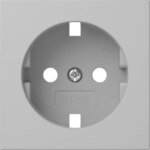 Gira Abdeckung. SCHUKO-Steckdose Grau m 4920015