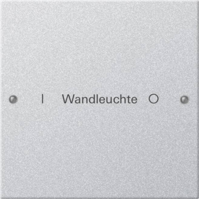 Gira Gira Wippenset 1-fach beschriftbar System 55 F Aluminium 220126