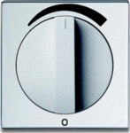 Busch-Jaeger Zentralscheibe Aluminium-Silber mit Drehgriff+Aufdr. 1740 DR/03-83