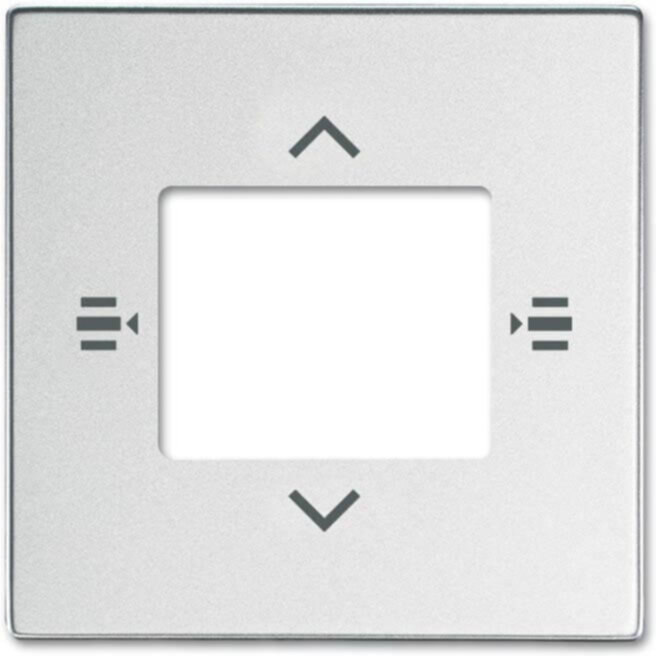 Busch-Jaeger Busch-Jaeger Zentralscheibe alu/si 7-fach KNX 6108/61-83