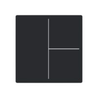 Busch-Jaeger Tastwippe KNX free@home schwarz LFW/A.3.63.11-885 Kunststoff Thermopl 3-fach
