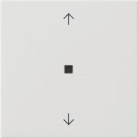 Gira Bedienaufsatz Pfeile, Reinweiß 538203