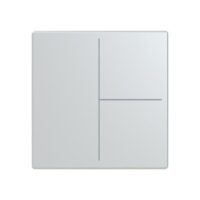 Busch-Jaeger Tastwippe KNX free@home alu LFW/A.3.63.11-83 Kunststoff Thermopl 3-fach