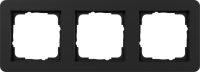 GIRA 0213153 Abdeckrahmen 3fach Gira E1 Schwarz m