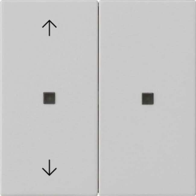 Gira Gira KNX RF Bedienaufsatz 2-f. Grau 5108015