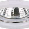 Brumberg 01-70010 NV-Einbaustrahler 50W GX5,3, Eisen, starr, ws, Sprengring – Bild 2