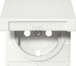 Gira Abdeckung. SCHUKO-Steckdose KD Reinweiß m 492227