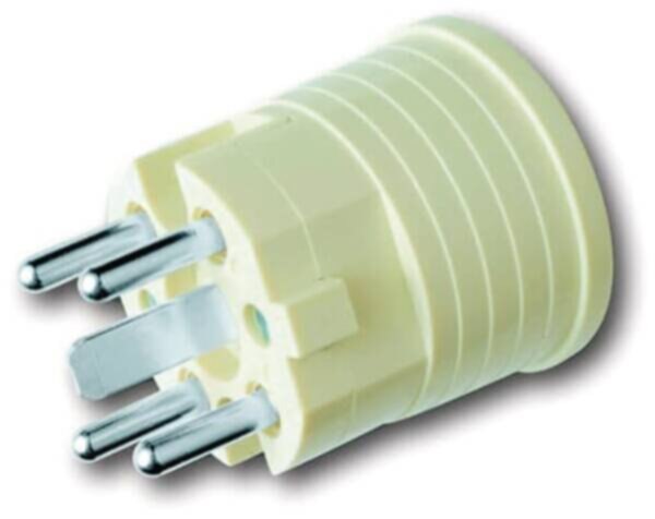 Busch-Jaeger Busch-Jaeger Perilex-Stecker 16A 400V weiß Perilex 2364 SW 3P+N+E Duropl IP20 ger