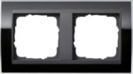 Gira Abdeckrahmen 2-fach klar schwarz 0212738