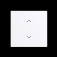 Busch-Jaeger Wippe Schalter/Dimmer studioweiß 6735-11-84 glänzend Pfeile
