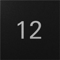 GIRA 5560925 Info-Modul System 106 Schwarz matt