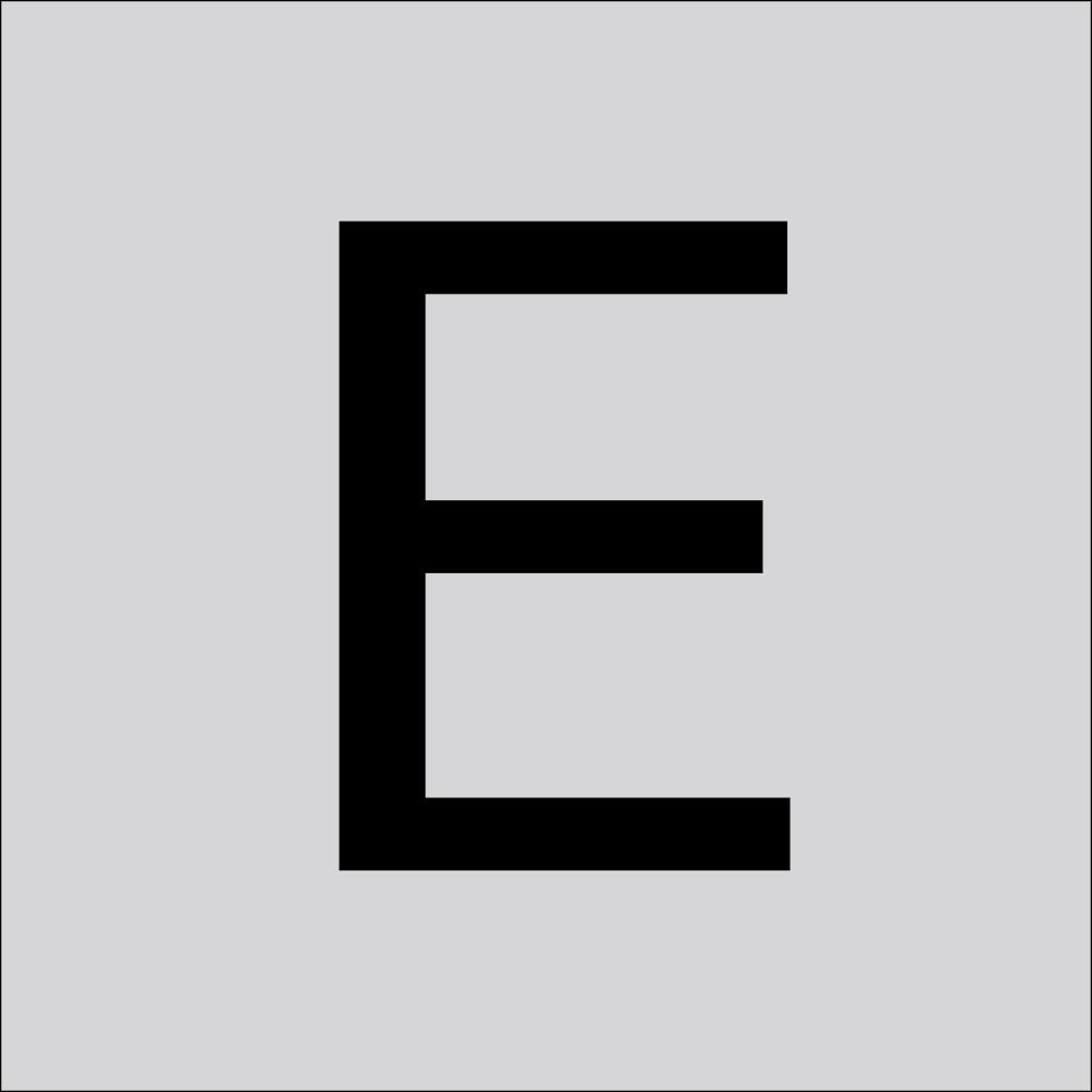 RZB 99223.013.E Buchstabe "E",120mm