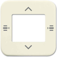 Busch-Jaeger Zentralscheibe weiß 7-fach KNX 6108/61-212