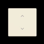 Busch-Jaeger Wippe Schalter/Dimmer elf-weiß 6735-11-82 glänzend Pfeile
