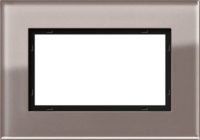 Gira Abdeckrahmen 1 1 2fach Glas umbra 1001122