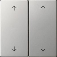 Gira Wippe 2-fach Edelstahl 5387600