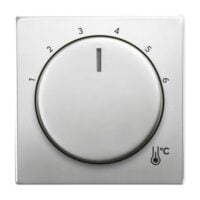Busch-Jaeger Zentralplatte Raumtemp Edelstahl 1794 R-866 diverse Symbole