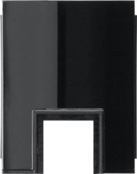 Bild vom Produkt: Gira Adapter Leitung 1fach schwarz Kanal 15x15 0008055
