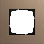 Gira Abdeckrahmen 1-fach hellbraun 0211221
