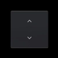 Busch-Jaeger Wippe Schalter/Dimmer schwarz matt 6735-11-885 Pfeile