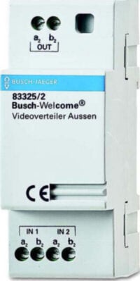 Busch-Jaeger Videoverteiler Außen Reiheneinbaugerät 83325/2