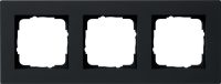 Gira Abdeckrahmen 3fach schwarz flach 0213095