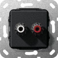 Gira UP Tragring WBT nextgen schwarz matt 566610