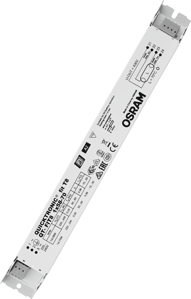 Osram QT-FIT8 1x58-70W 220-240V UNV1 280x30x28 QUICKTRONIC Vorschaltgerät