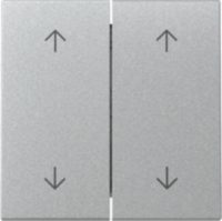 GIRA 329726 Wippe 2fach Pfeile System 55 Farbe Alu