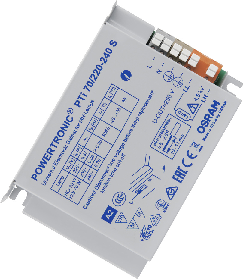 Osram PTi 70W 220-240V S UNV1 110x75x30 POWERTRONIC Vorschaltgerät