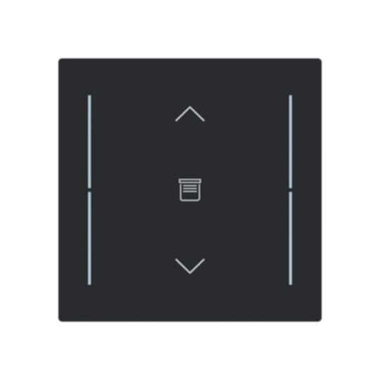 Busch-Jaeger Busch-Jaeger Tastwippe KNX free@home schwarz Busch-art linear LFJW/A.1.70.11-45m Kunststoff