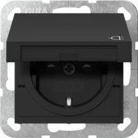 Gira Steckdose KD schwarz matt 4414005