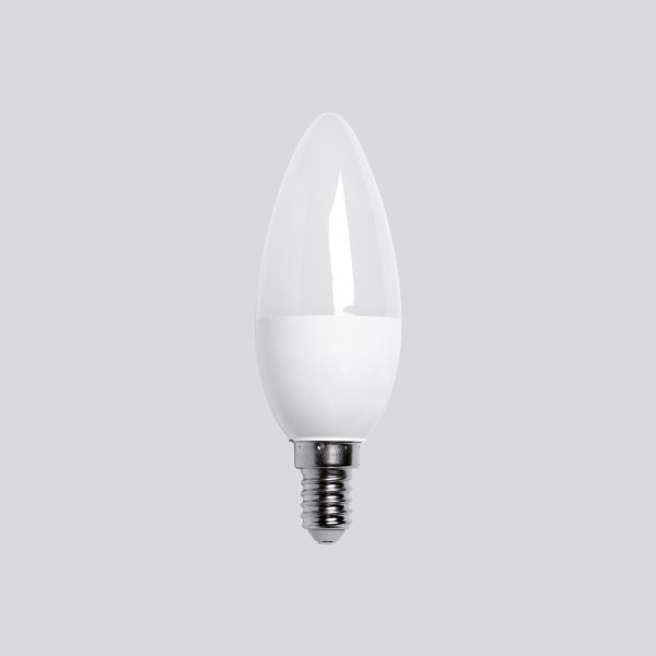 BEGA LED-Kerzenlampe E14 B38 5,3W 2700K 13558 ws 470lm F mattiert AC Ø38x110mm