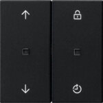 Gira Bedienaufsatz schwarz S3000 Memory 5363005