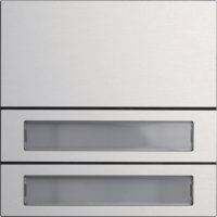 Gira Ruftastenmodul 2fach Aluminium 5532926