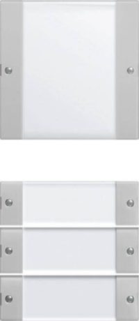 Gira Wippenset 4-f. 1+3 BSF Klar/grau 2134015