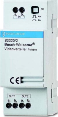Busch-Jaeger Videoverteiler Innen Reiheneinbaugerät 83320/2