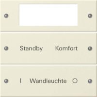 Gira Wippenset 2-fach beschr. Sys 55 creinweiß 221201