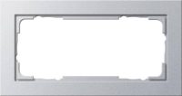 Gira Abdeckrahmen 2fach alu E2 100225