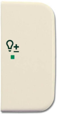 Busch-Jaeger Wippe 2-f re, Symb. Dimmer weiß 6234-22-212