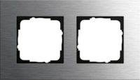 Gira Abdeckrahmen 2fach edelstahl 0212219