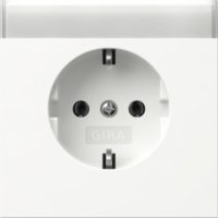 GIRA 445770 SCHUKO-Steckd.BSF Flächenschalter Reinweiß